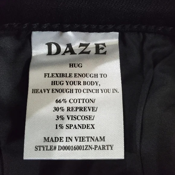 Daze Denim Womens 33 Black Call You Back Mid Rise Skinny Zip Fly Denim Jeans. - Picture 12 of 12
